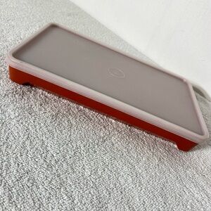 Vintage Tupperware Paprika Burnt Orange Deli Meat Keeper With Lid